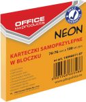 OFFICE products memoblok Neon, 76x76mm, 