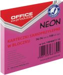 OFFICE products memoblok Neon, 76x76mm, 