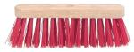 Bezem in ongelakt hout met pvc haren 29 