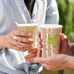 Drinkbeker Plant Based, uit karton, 180 ml, pak van 100 stuks