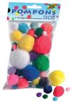 Folia pompons assortiment 30 stuk