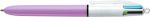 Bic balpen 4 Colours Fun, pastelroze