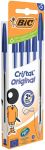 Bic Cristal balpen medium, blauw, bliste