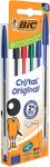 Bic Cristal balpen, medium, zwart,rood, 