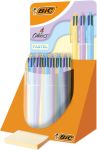 Bic 4 Colours Pastel balpen, medium, dis