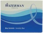 Waterman inktpatronen Standard blauw flo
