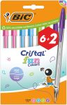 Bic balpen Cristal Fun, assorti, etui va
