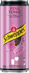 Schweppes Pink Tonic frisdrank, sleek bl