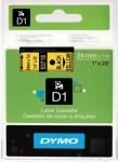 Dymo D1 ruban permanente polyester24 mm,