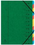 Exacompta voorordner 12 tabs - groen