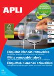 Apli étiquettes blanches repositionnable