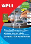 Apli étiquettes blanches repositionnable