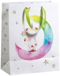 Sac cadeau Lune Arc-en-ciel, M, 10 x 23 x 19 cm