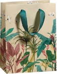 Sac cadeau Ambiance Tropical, M, 10 x 23 x 19 cm