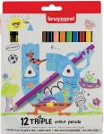 Bruynzeel Kids kleurpotloden Triple, bli