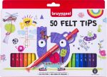 Bruynzeel viltstiften, etui met 50stuks