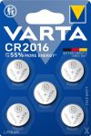 Varta knoopcel Lithium CR2016, blister v