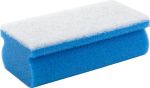Primesource schuurspons, blauw/wit,pak v