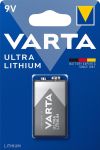 Varta batterij Ultra Lithium 9V, blister