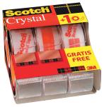 Scotch plakband Crystal ft 19 mm x7,5 m,