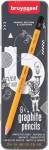 Bruyzeel potlood, blikken doos met6 stuk