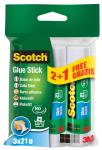 Scotch lijmstick 21 g,  2 + 1 gratis