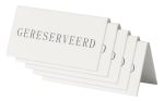Securit tafelbordje 'Gereserveerd',pak m