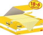 Post-it Notes, 100 vel, 38 x 51 mm,kanar