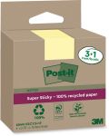 Post-it Super Sticky Notes Recycled, 76x