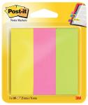 Post-it notes markeerstroken 25x76mm neo