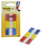 Post-it® Index Rigide rouge, jauneet ble