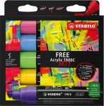 STABILO free acrylmarker T800 Seaside, s