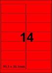 DBS étiquettes 99,1x38,1mm, 14/feuille, 