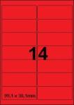 DBS étiquettes 99,1 x 38,1 mm, 14 par fe
