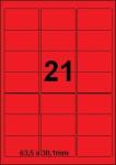 DBS étiquettes 63,5 x 38,1 mm, 21 par fe
