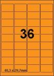 DBS étiquettes 48,3x29,7mm, 36 parfeuill