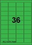 DBS étiquettes 48,3 x 29,7 mm, 36 par fe