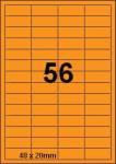 DBS étiquettes 48 x 20 mm, 56 par feuill