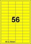 DBS étiquettes 48 x 20 mm, 56 par feuill
