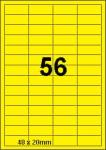 DBS étiquettes 48 x 20 mm, 56 par feuill