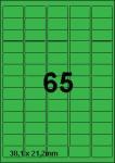 DBS étiquettes 38,1 x 21,2 mm, 65 par fe