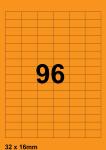 DBS étiquettes 32 x 16 mm*, 96 parfeuill