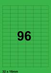 DBS étiquettes 32 x 16 mm*, 96 parfeuill
