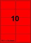 DBS étiquettes 99,1x56,8mm, 10/feuille, 