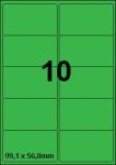 DBS étiquettes 99,1 x 56,8 mm, 10 par fe