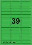DBS étiquettes 63,5 x 21,2 mm, 39 par fe