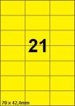 DBS étiquettes 70 x 42,4 mm, 21 parfeuil
