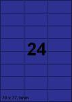 DBS étiquettes 70 x 37,1 mm, 24 parfeuil