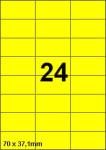 DBS étiquettes 70 x 37,1 mm, 24 parfeuil