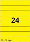 DBS étiquettes 70 x 37,1 mm, 24 parfeuil